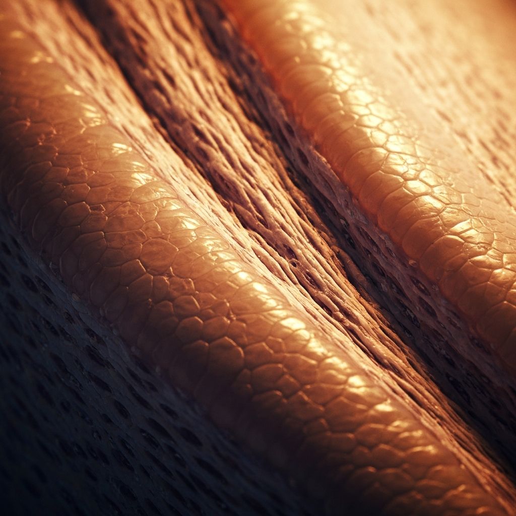 Cartilage tissue structure detail